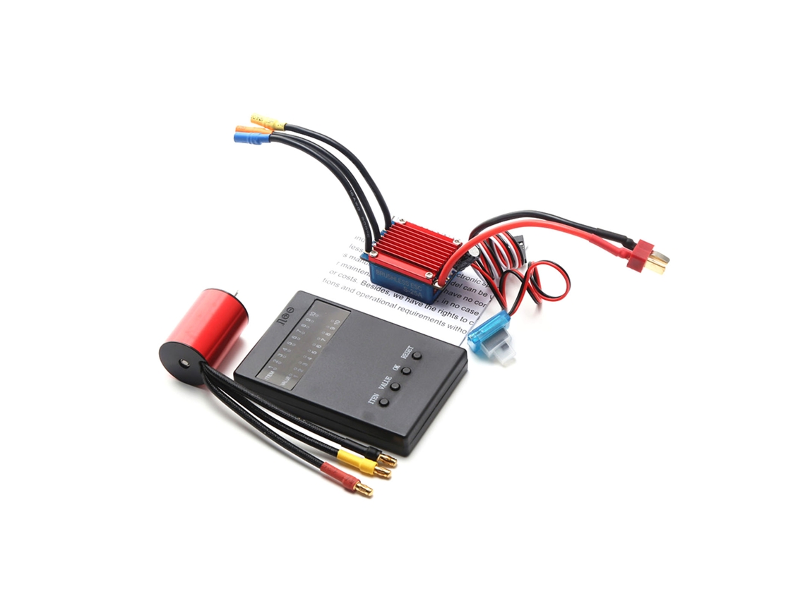 Motor Sin Escobillas De 5800 Kv, Esc De 25 A, Servo De 2,2 Kg, Tarjeta De Programación Para Coches Rc A Escala 1/16 Y 1/18.