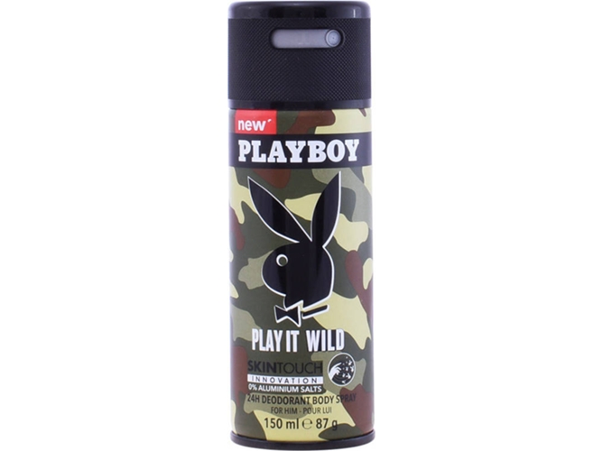 Desodorante PLAYBOY Play It Wild Men Spray (150 ml)