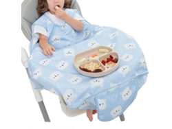 Babero sin mangas para bebé, mono de alimentación, babero impermeable para bebé, protección contra derrames de comida y agua, baberos