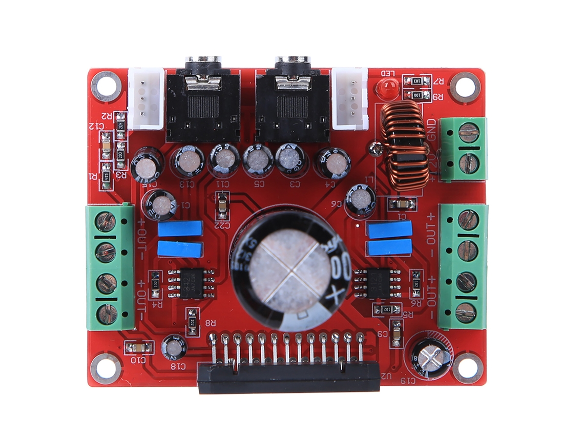 Placa Amplificadora De Potencia Automotriz Tda7850 Con Reducción De Ruido Ba3121 4x50w