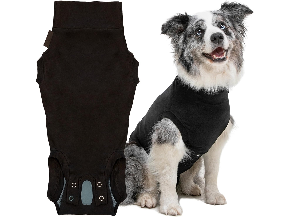 Ropa De Recuperación Para Perros Eifson Sistema De Cierre Transpirable Talla Xs (negro)
