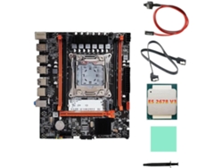 Placa Base De Escritorio X99h + Procesador E5 2678 V3 + Zócalo Lga2011 V3