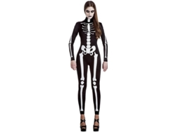 Disfraz de Mujer DISFRAZZES Esqueleto Femenino (Talla: XS)