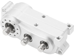 Caja De Transferencia De 2 Velocidades Mecanizada Por Cnc Para Coche Rc/10, Distancia Entre Ejes De 313 Mm, Piezas En