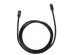 Cable Usb Tipo C A Tipo C Con Chip, Transmisión De Datos De 10 Gbps, 2 M De Pvc, Carga Rápida.