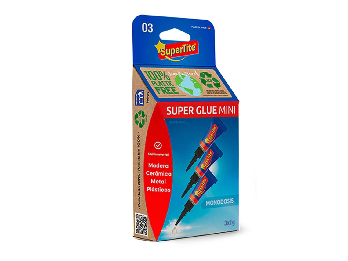 Adhesivo Instantáneo Supertite 2403 Mini 1 g 3 Unidades