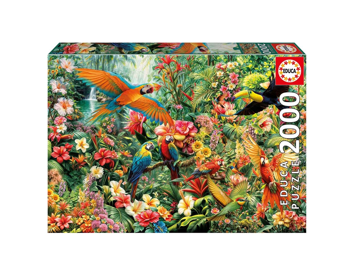 Rompecabezas EDUCA de 2000 piezas: Aves del Amazonas (20574)