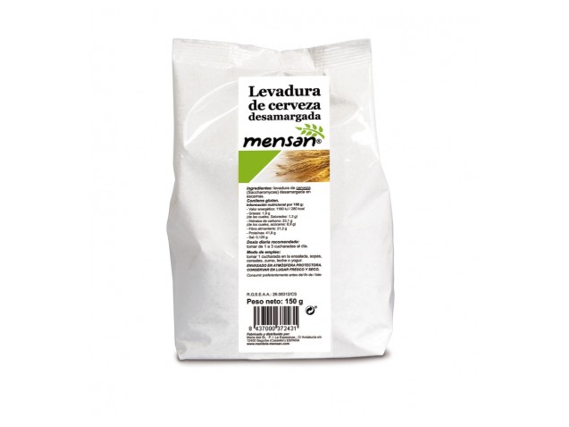 Levadura de Cerveza Desamargada 150 gr MENSAN