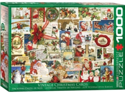 Puzzles EUROGRAPHICS Vintage Christmas Cards 1000 pcs (1000 piezas)
