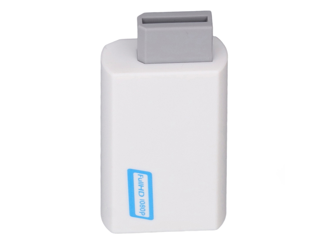 Conversor De Wii A Hd Con Señal Estable 480p, Adaptador De Interfaz Multimedia Con Puerto 3.5mm Blanco