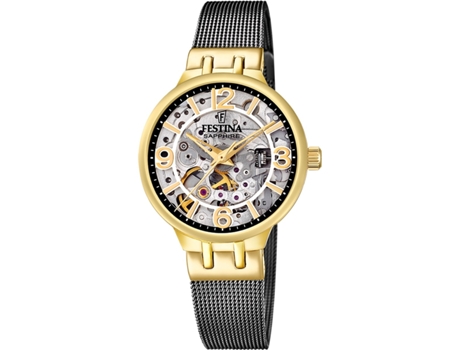 Reloj para Mujer Negro Acero Inoxidable Automatic F20580/2 FESTINA