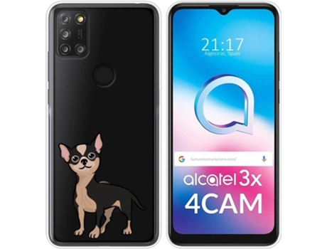 Carcasa Alcatel 3X 4CAM TUMUNDOSMARTPHONE Dibujos Transparente Perros 05 Multicolor