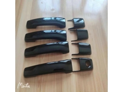 Manijas de puerta de fibra de carbono para Mitsubishi Pajero V60v70v73v75 1999-2006