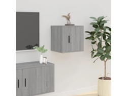 Estantería/Mueble de TV de Pared 40X34,5X40 Cm Gris Sonoma