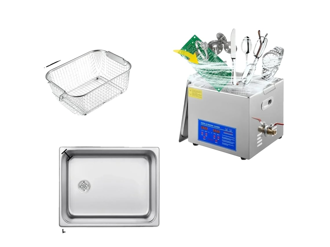 Limpieza ultrasónica, limpieza potente, control fácil de usar, 15 L JPS 60 A OEM