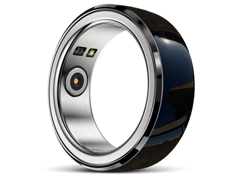 Smart Ring Chronus R8 Bluetooth Múltiples Funciones de Salud Grabación en Múltiples Modos Deportivos(Negro XL) BISBISOUS