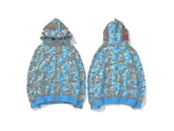 2026-sudadera Con Capucha Camuflaje Para Hombre Niño Chaqueta Suelta Cremallera Poliéster Estilo Casual