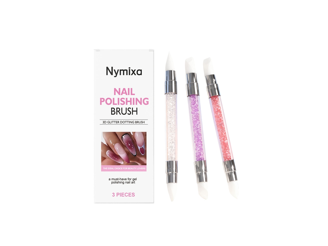 Lápiz de uñas de silicona de doble punta Nymixa