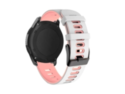 Correa Pioneer para Garmin Forerunner 255 Blanco y Rosa