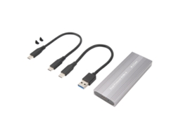 Caja Para Ssd M.2 Nvme Pcie Ngff Sata, Puerto Usb-c 10gbps Uasp, Sin Herramientas, Compatible Con 2230 2242