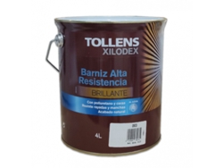 Barniz Alta Resistencia Al Agua Brillante Interior 4 Lt (Teca De Java 503)
