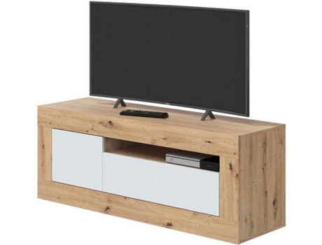 Mueble de TV HABITDESIGN Baltik (Blanco - Melamina - 139 x 53 x 42 cm)