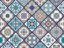 Alfombra OEDIM Cartabon Azul (Multicolor - 95x165cm - PVC)