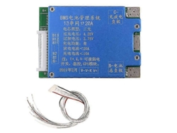 Placa De Protección Bms Para Batería De Iones De Litio 18650 De 3s 35a 48v Con Función De Balanceo Para Bicicleta Eléctrica.