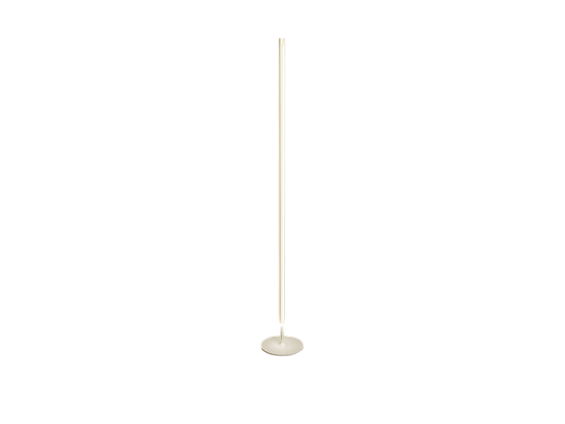 Lámpara de pie LED regulable Ray de 25 W, 3000 K, 2000 lúmenes, 160 cm de altura, con pedal - Perenz - Blanca