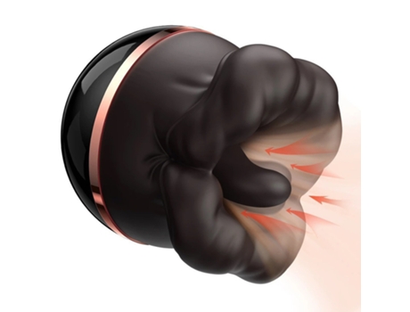 Vibrador de succión para lamer la lengua, masajeador de pezón clítoris de silicona suave (negro) YIZHOOD