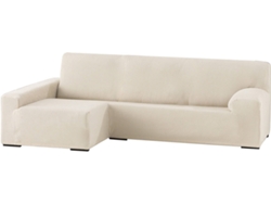 Funda Chaise Longue Tejido Elástico TODOPARAMICASA Ulises Blanco (Brazo Izquierdo Largo - 250 - 310 cm)
