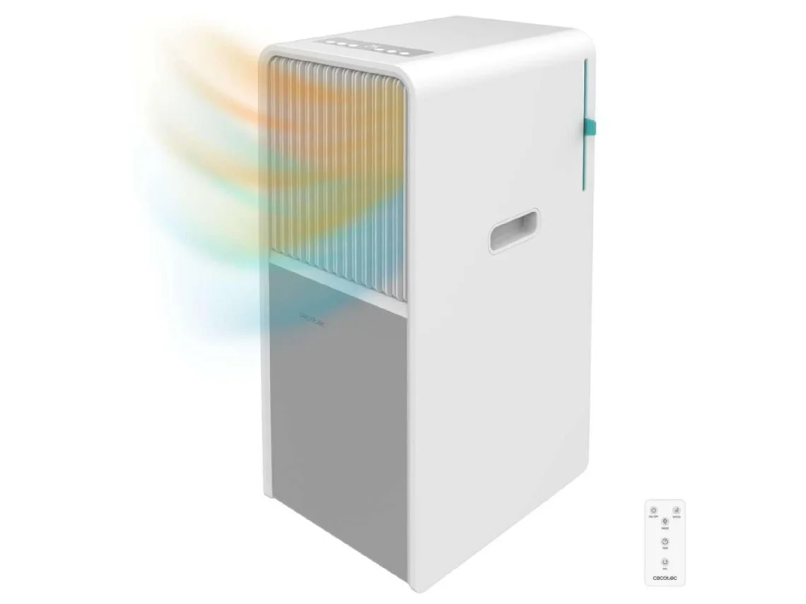 Cecotec Aire Acondicionado Portátil Con Mando Y Bomba De Calor Forceclima 9450 Style Heating, 9000 Btu, Táctil, Pantalla Led