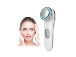 Masajeador facial galvánico 7 en 1, herramientas para el cuidado de la piel, máquina facial de alta frecuencia para uso eléctrico, blanco Yunzii