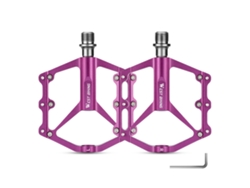 Pedales Para Bicicleta De Montaña Y Carretera Con 3 Rodamientos De Aluminio, Antiderrame, Repuesto Ligero.