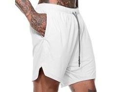 2026-pantalones Cortos Para Hombres Deportivos Con Bolsillos Para Gimnasio Fitness Y Correr
