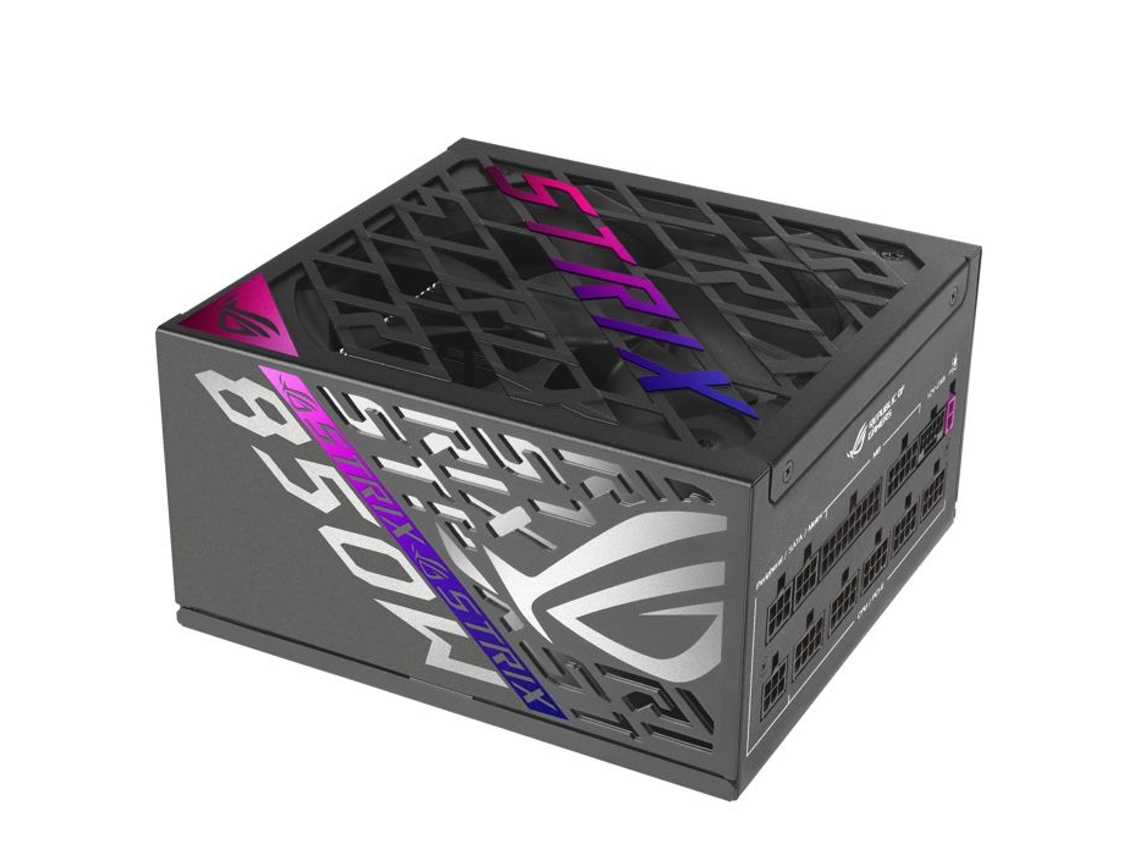 Fuente de alimentación para juegos Asus Rog Strix 850P 850 vatios Protección avanzada Platinum