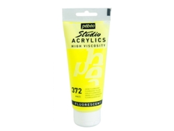 Tinta Acrílica PÉBÉO (Fluorescente - Amarillo - 100ml)