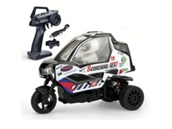 Redgeeks X801 Rtr 1/8 2.4g Rwd Triciclo Motocicleta Proporcional Led Drift 50min Juguetes