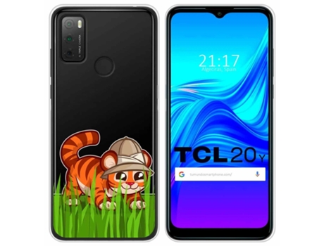Carcasa TCL 20Y TUMUNDOSMARTPHONE Dibujos Transparente Multicolor