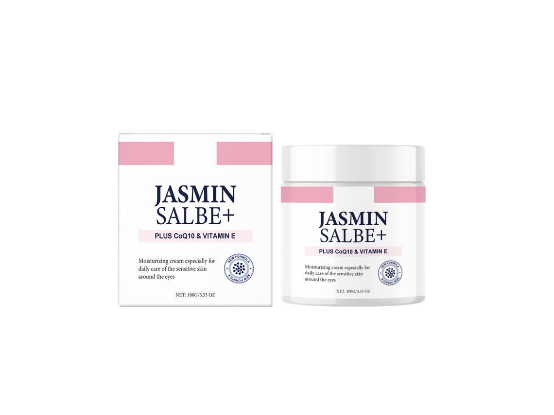 Crema antiarrugas para el contorno de ojos con colágeno para una piel joven.