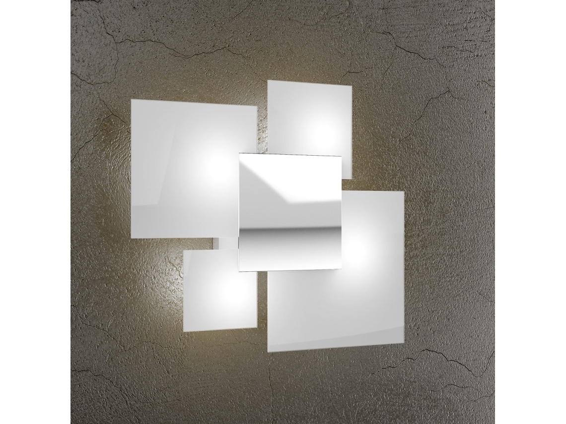 Lámpara de techo moderna 1088/45-BI Blanco Vidrio 4xG9 TOP-LIGHT