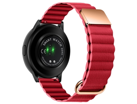 Correa de piel auténtica 22mm magnético para Huawei Watch GT3 Pro 46mm/Apex 46mm/Apex Pro - oro rosa/oro