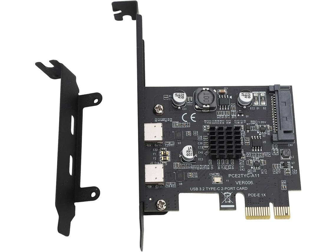 Tarjeta De Expansión Usb 3.0 Con 2 Conexiones Pcie X16 De Alta Velocidad De 10 Gbps.