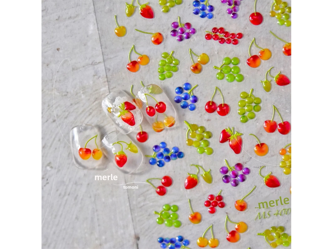 Pegatinas De Uñas Estilo Japonés 5d, Kit De Láminas Acrílicas Deslizables Para Uñas Diy