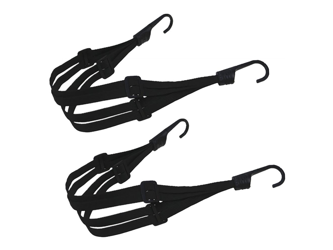 Cuerdas Elásticas Resistentes Con Ganchos, Correas Elásticas Para Bicicleta Y Correas Para Casco.