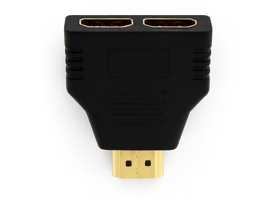 Adaptador divisor 2 HDMI hembra a 1 HDMI macho Xin Yue 8145 negro