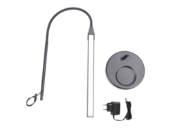 Lámpara De Mesa Led Plegable Con Regulador De Intensidad Continuo, 3 Temperaturas De Color (3000k-6000k), Flexible, Base Pesada, Protección Ocular, Enchufe Europeo.