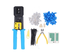 Herramienta De Crimpado Ethernet Rj45 Cat6 6p8p, De Acero, Con Mango Ergonómico, Multifuncional.