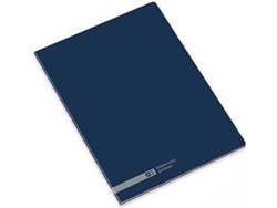 Cuaderno Engrapado AMBAR Azul (A5 - Cuadriculado - 48 Hojas)