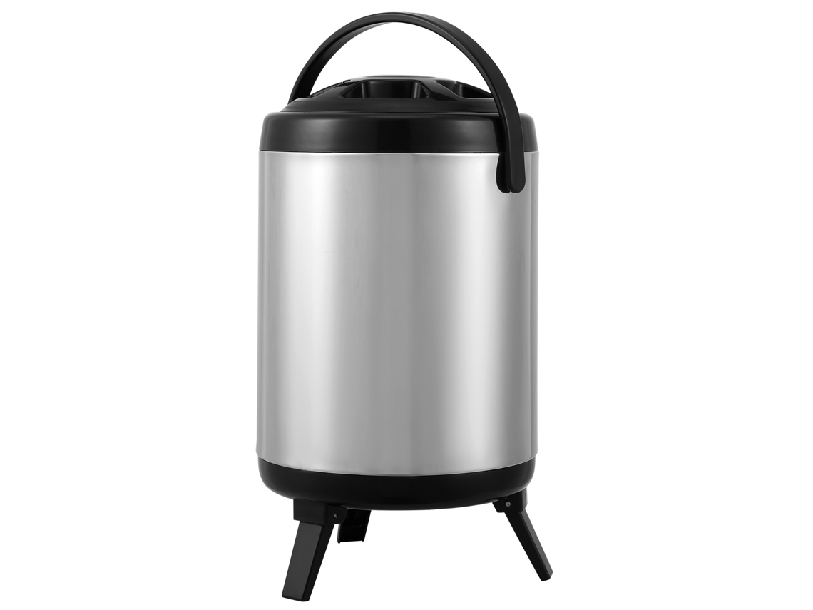 Dispensador de bebidas frías y calientes con aislamiento térmico de acero inoxidable de 1.5 galones Succebuy